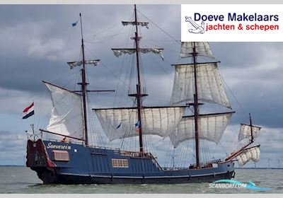 3 Mast Charterschip / Evenementenboot 44 Nachtgasten, 150 Daggasten Arbeitsboot 1956, mit Mitsubishi<br />S6Bmpk motor, Niederlande