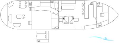 Schoenerbrik 40 pass Arbeitsboot 1936, mit Deutz<br />AM428 lucht gestart motor, Niederlande