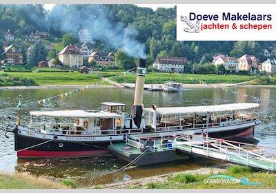 Stoom Dagpassagiersschip 60 Pers Arbeitsboot 1914, mit Dampfkesselbau Übigau/Dresden<br />Stoom Gebr. Wiemann Machinenfabrik & Eissengiesserei, D-Brandenburg an Der Havel motor, Niederlande