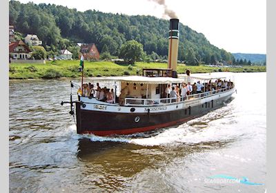 Stoom Dagpassagiersschip 60 Pers Arbeitsboot 1914, mit Dampfkesselbau Übigau/Dresden<br />Stoom Gebr. Wiemann Machinenfabrik & Eissengiesserei, D-Brandenburg an Der Havel motor, Niederlande