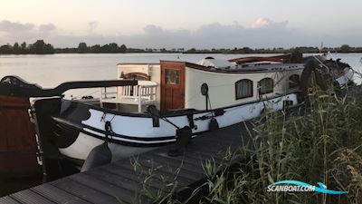 Tjalk Motortjalk, woonschip Arbeitsboot 1904, mit Peugeot motor, Niederlande