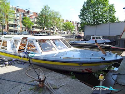 Amsterdamse Grachten rondvaartboot 21.80 21.80 Arbejdsbåd 2005, med Siemens<br />diesel elektrisch motor, Holland