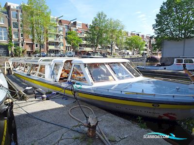 Amsterdamse Grachten rondvaartboot 21.80 21.80 Arbejdsbåd 2005, med Siemens<br />diesel elektrisch motor, Holland