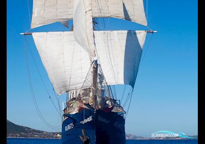 Schooner Three Mast Barquentine Arbejdsbåd 1906, med Doosan motor, Holland