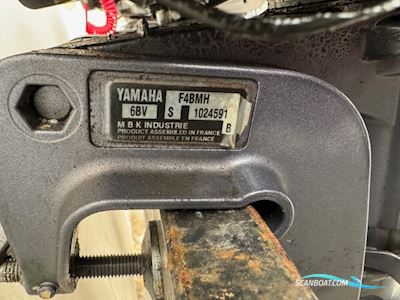 4 hk Yamaha 4 Takt Med Kort Ben Bådmotor 2025, Danmark