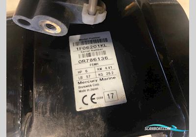 Mercury F6 hk MH 4-takt Bådmotor 2024, Danmark