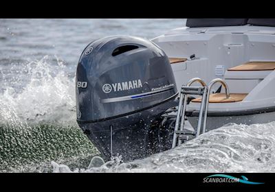 Yamaha 80 HK - Fjernbetjent, Elektronisk start, Powertrim Bådmotor 2025, med Yamaha motor, Danmark