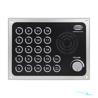 Alphatron AlphaCall PH Intercom 20 line black - 3210.1076 Bådtilbehør 2025, Holland