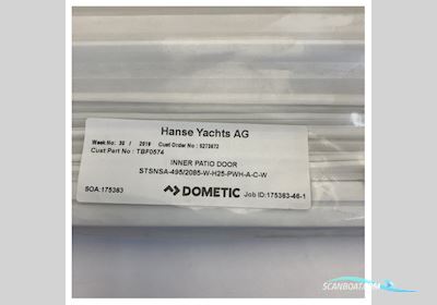 Dometic Oceanair Inner Patio Door Blackout Screen White - Stsnsa 495 x 2078 mm Bådtilbehør 2025, Holland