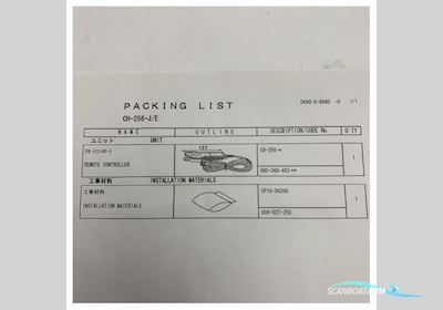 Furuno CH-256-E Marine Sonar Remote Controller With Range Tilt And Target Functions Bådtilbehør 2025, Holland