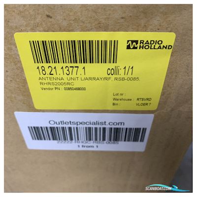 Furuno Rsb-0085 6 kW Radar Pedestal For Rhrs2005RC Bådtilbehør 2025, Holland