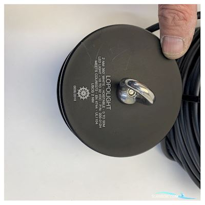 Lopolight 2nm white 360 degree hoist anchor light black - 200-012H-B Bådtilbehør 2025, Holland