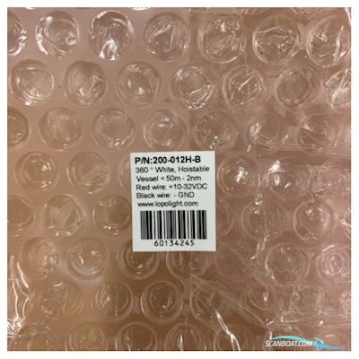 Lopolight 2nm white 360 degree hoist anchor light black - 200-012H-B Bådtilbehør 2025, Holland