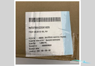 Maucour High-Quality 20.5 x 18 4-Blade RH Marine Propeller Brass 40 mm - Hjh205180RH04 Bådtilbehør 2025, Holland