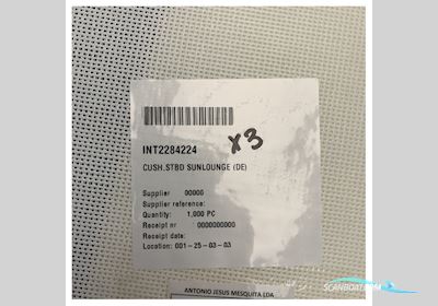 Quicksilver 555 Cabin Cushion for Starboard Side Sunlounge Beige - 2284224 Bådtilbehør 2025, Holland