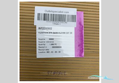 Quicksilver 555 Cabin Teak Inlay For Swim Platform Starboard Side - 555Cab Bådtilbehør 2025, Holland