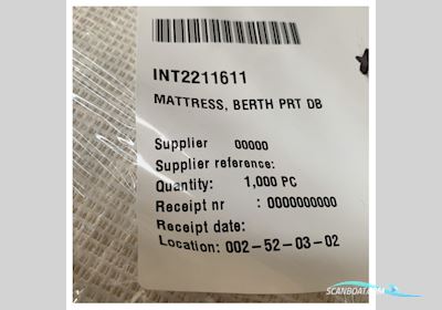 Quicksilver Activ 455 Cabin Port Side Berth Mattress Cushion - 2211611 Bådtilbehør 2025, Holland