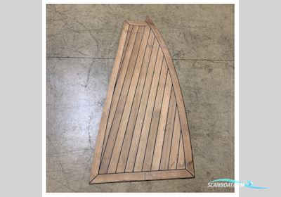 Quicksilver High-Quality Teak Bow Plank With Non-Slip Dark Inlay For Marine And Boat Decks - 2162974 Bådtilbehør 2025, Holland
