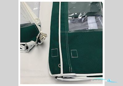 Uttern Green Canvas Boat Cover 5500DC Waterproof UV Resistant with Clear Window Bådtilbehør 2025, Holland