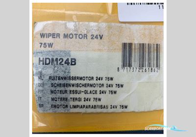 Vetus HDM24B 24V 75W Marine Windscreen Wiper Motor Bådtilbehør 2025, Holland