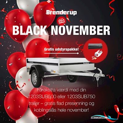 Brenderup 1203S - Spris ! Bådtrailer 2025, Danmark