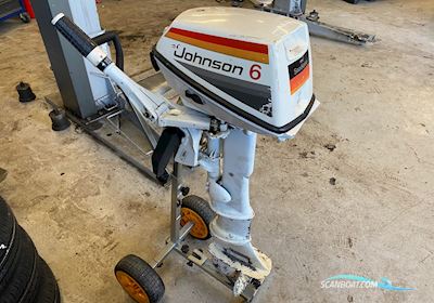 Johnson 6HK Båtmotor 1980, med Johnson 6HK motor, Danmark