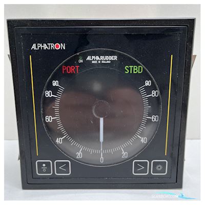 Alphatron Rudder Angle Indicator Display Alpharudder 90 Båtsutrustning 2025, Holland