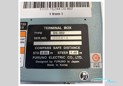 Furuno DS-802 Terminal Box For DS-80 Speedlog Båtsutrustning 2025, Holland