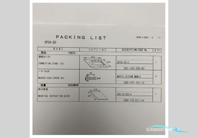 Furuno OP26-20 MU-190 Marine Monitor Connection Stand Båtsutrustning 2025, Holland