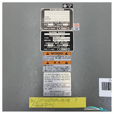 Furuno Rpu-013 12 kW Radar Processor Unit For Far21x7 Series Båtsutrustning 2025, Holland