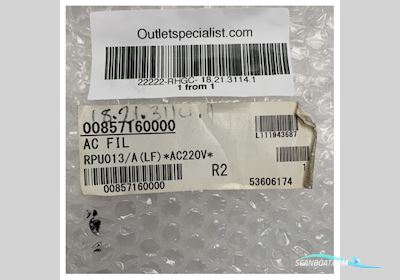 Furuno X-Band Radar AC Filter Assembly 220V - Rpu013 / AF Båtsutrustning 2025, Holland