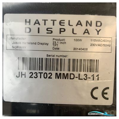 Hatteland JH23T02MMD 23 inch multifunctional marine display Båtsutrustning 2025, Holland