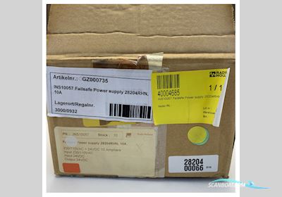 Onbekend Reliable 24V Failsafe Marine Power Supply 10A - 28204Rhn Båtsutrustning 2025, Holland