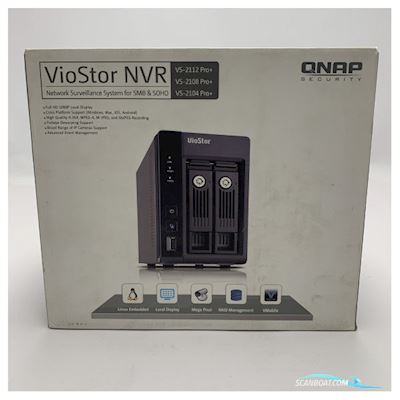QNAP VS-2108 Pro network video recorder Båtsutrustning 2025, Holland