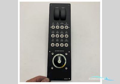 Quicksilver Marine Single Engine Control Panel With Battery Switch - 12V DC Boat Electrical System Båtsutrustning 2025, Holland