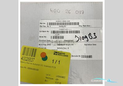 Sperry Marine 020043-0000-000 Autopilot DC Solenoid Pcb Båtsutrustning 2025, Holland