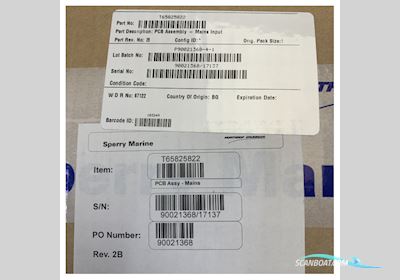 Sperry Marine T65825822-2 Main Input Filter Pcb Båtsutrustning 2025, Holland