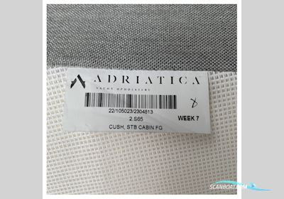 Uttern S65 Starboard Cabin Cushion Grey - 2304813 Båtsutrustning 2025, Holland