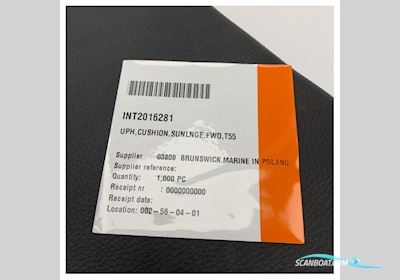 Uttern T55 Sunlounge Fordeck Insert Cushion Antracite - 2016281 Båtsutrustning 2025, Holland