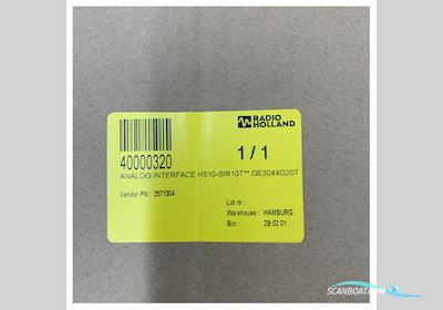 Wartsila Wartsilla SAM Electronics Analog Interface HS10-SIR10T - GE3044G207 Båtsutrustning 2025, Holland