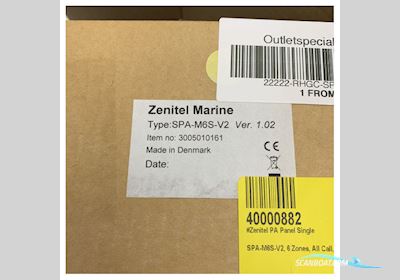 Zenitel Marine PA Control Panel for Ships - SPA-M6S-V2 Båtsutrustning 2025, Holland
