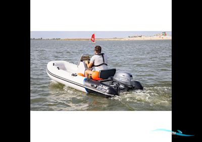 Yamaha YAM 310 TAf gummibåd med rorpind og M-20 påhængsmotor Båttyp  Inte specificerat 2024, Danmark
