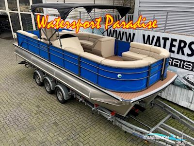 Pontoonboot 25FT 3-Tubes Blue Boat type not specified 2022, with Mercury engine, The Netherlands