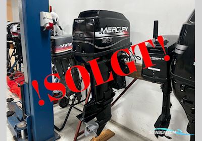 Mercury 60 HK 2 Takt - Lang...SOLGT Boatengine 2025, Denmark