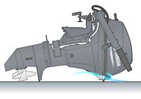Yamaha 8 HK 4-Takt Boatengine 2023, with Yamaha 8 hk engine, Denmark