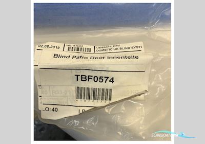 Dometic Oceanair Inner Patio Door Blackout Screen White - Stsnsa 495 x 2078 mm Boatequipment 2025, The Netherlands