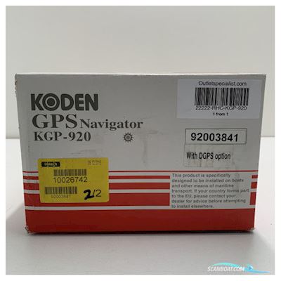 Koden DGPS GPS Navigator navigation system - KGP-920 Boatequipment 2025, The Netherlands