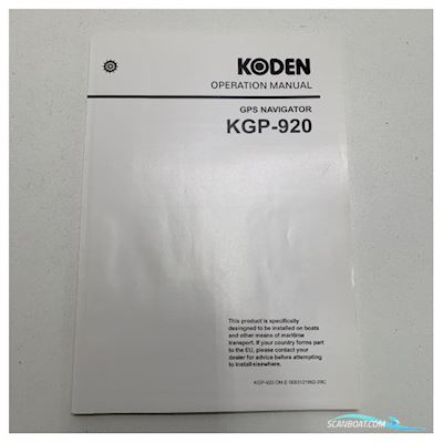 Koden Dgps Gps Navigator Navigation System - Kgp-920 Boatequipment 2025, The Netherlands
