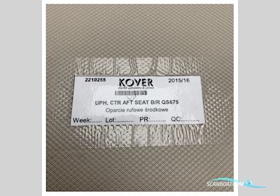 Quicksilver 675 Marine Console Backrest Seat Cushion Brown - 2210255 Boatequipment 2025, The Netherlands