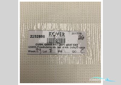 Quicksilver 855 Port Side Cockpit Seat Pilot Cushion - 2202898 Boatequipment 2025, The Netherlands